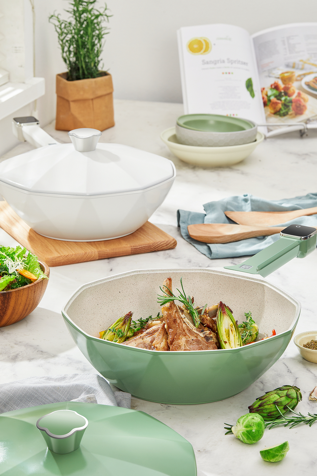 爱仕达电炒锅拍摄