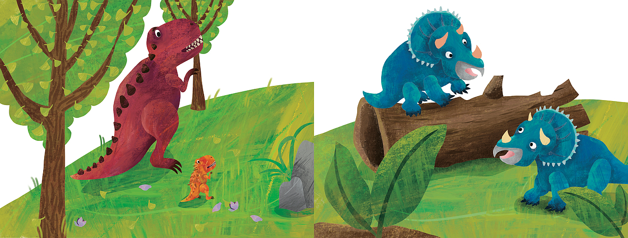 一本关于恐龙的绘本