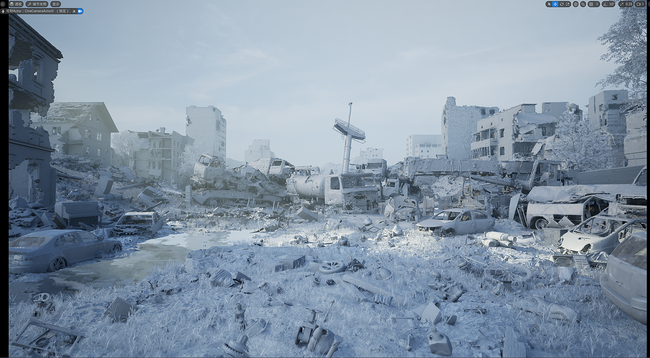 虚幻引擎：末日废土垃圾场。（图ZMzY1NTc5NDIw） - 场景 - 站酷设计师晨星日月原创素材 - 站酷ZCOOL