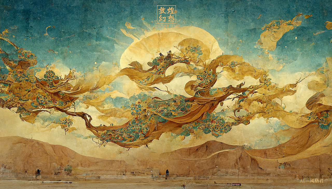 《敦煌幻想》AI概念设计（图ZMzE1NjE3NDQ0） - 艺术插画 - 站酷设计师风格君原创素材 - 站酷ZCOOL