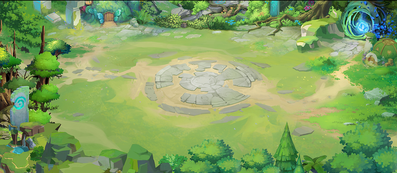 场景概念设计,插画和角色设计