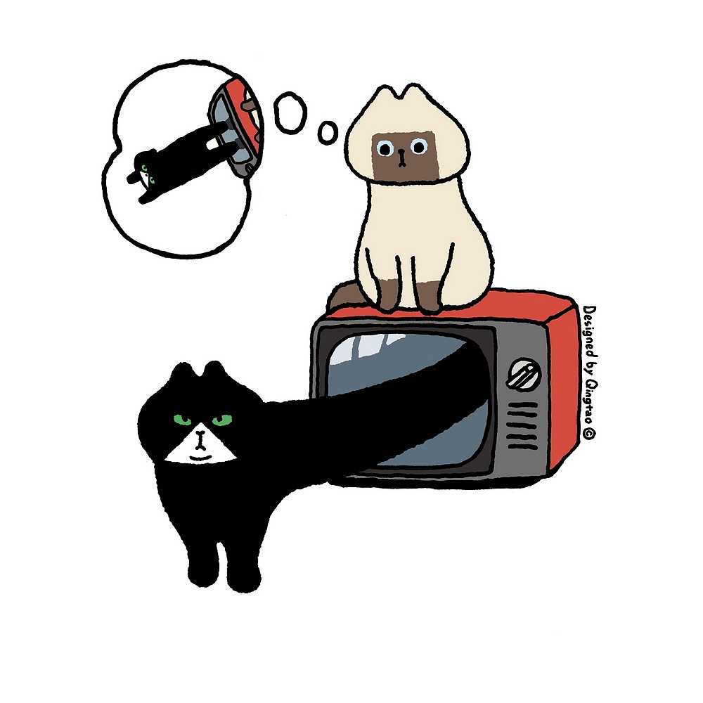 一堆小猫咪反正（图ZMzI4ODkzMTY4） - 商业插画 - 站酷设计师小山饭团原创素材 - 站酷ZCOOL