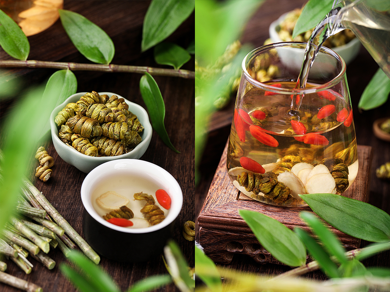 红枸杞/石斛/西洋参/金丝皇菊/墨红玫瑰（图ZMzE2MzEwODIw） - 产品摄影 - 站酷设计师雪子猴原创素材 - 站酷ZCOOL