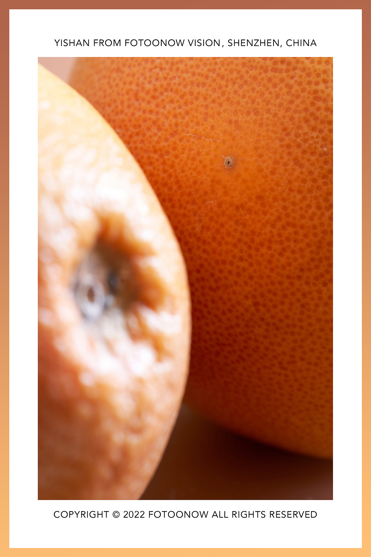 水果拍摄 | 迷离穿梭感 x 西柚