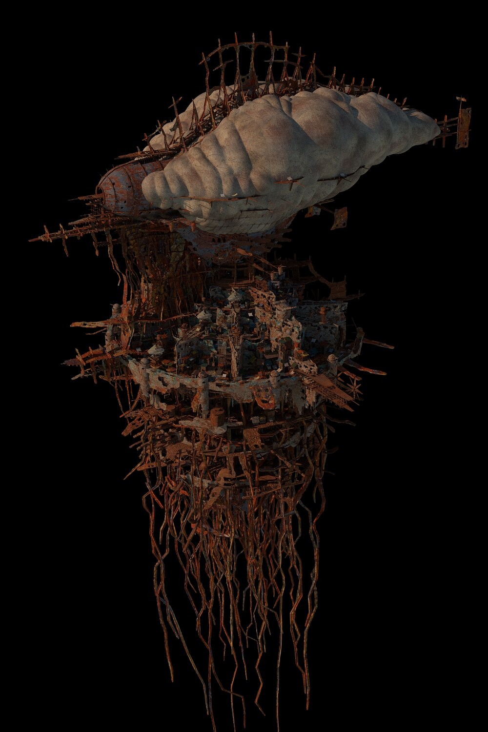 废土风格场景概念设计