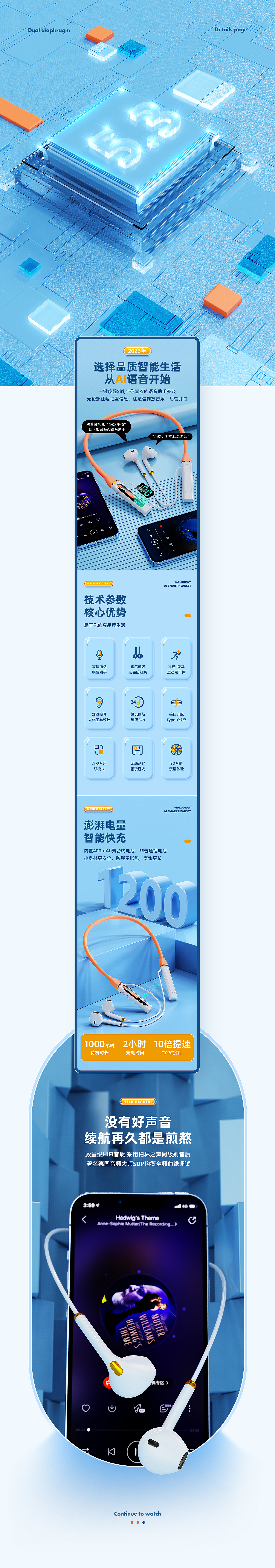 挂脖耳机-详情页（图ZMzMxMjIwNDcy） - 电商 - 站酷设计师嘉亿嘉原创素材 - 站酷ZCOOL