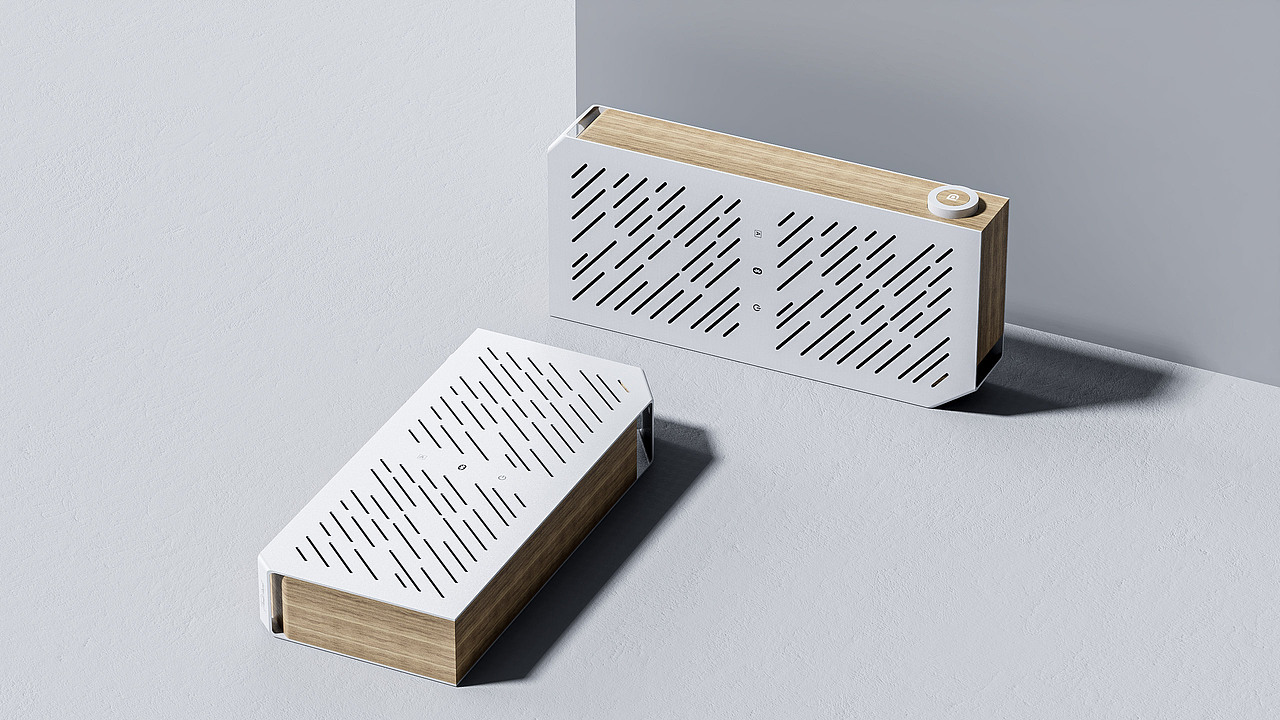 Keyshot丨智能桌面音箱