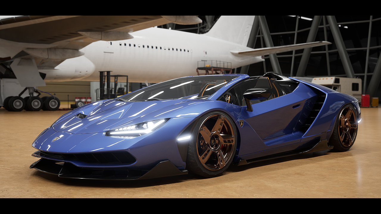 场景/动画:飞机检修厂