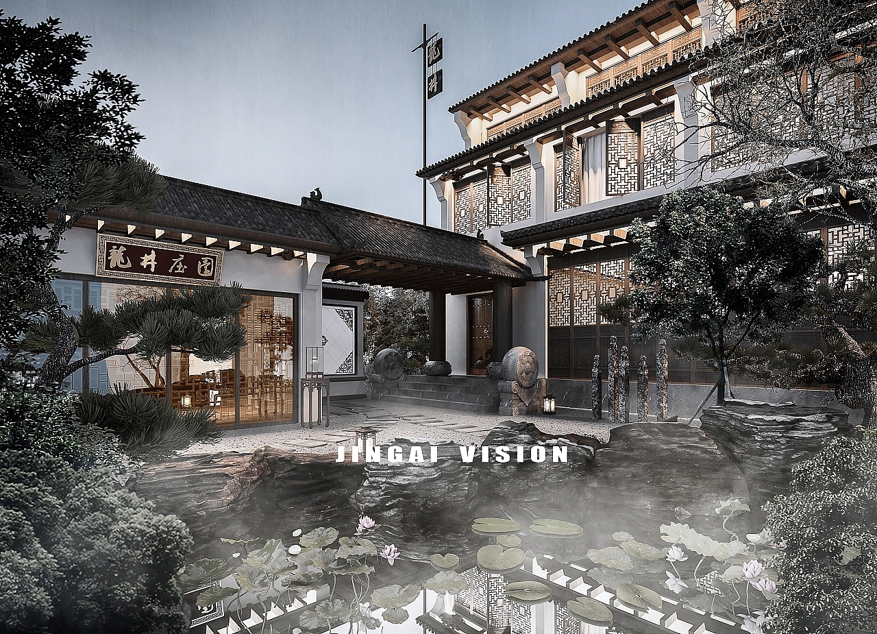 西湖民宿项目 《龙井庄园》（图ZMzAyMzY1ODUy） - 商业空间设计 - 站酷设计师金该视觉原创素材 - 站酷ZCOOL