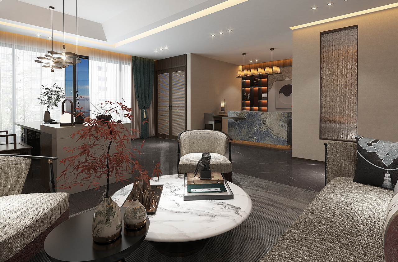 银川装修公司|银川足浴店装修设计效果图