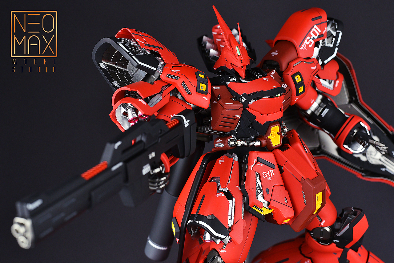 马沙逆袭!高达模型作品【万代mg 沙扎比ver.ka】