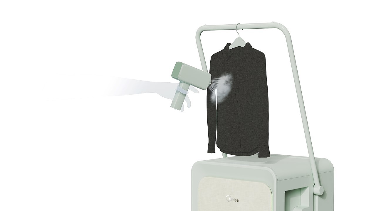 美的烘干熨烫一体机 ╳ 平几设计（图ZMjk3ODI2NzI0） - 电子产品 - 站酷设计师上海平几设计公司原创素材 - 站酷ZCOOL