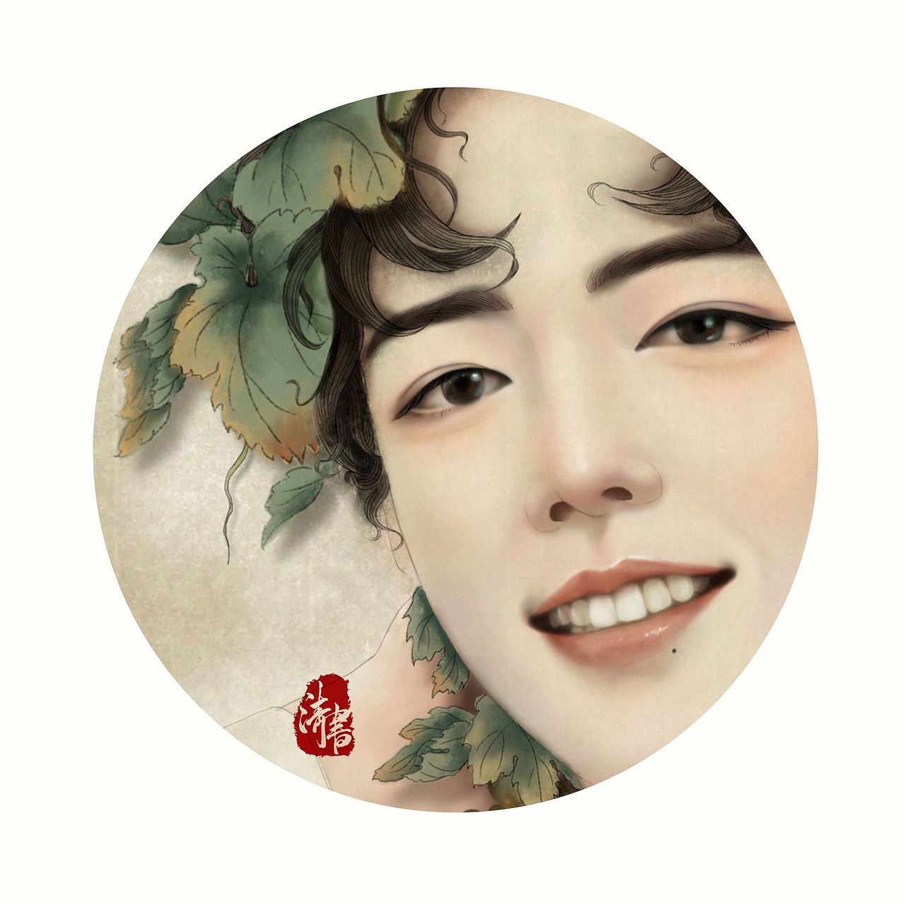 原创酒神肖战(爱他画他)二