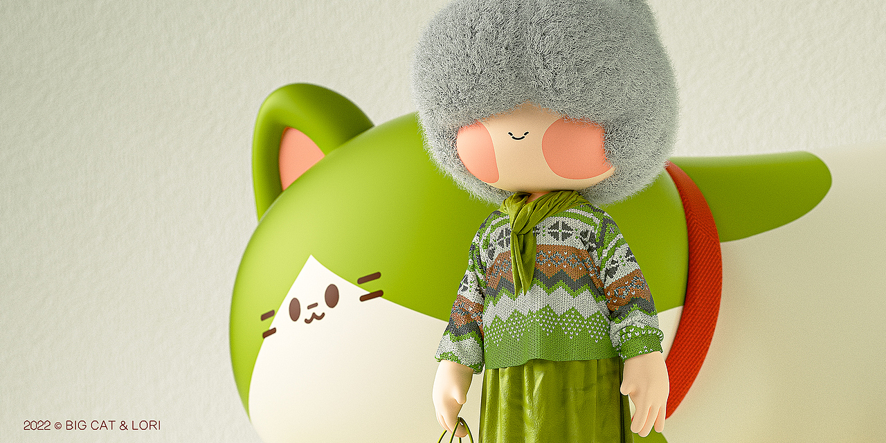 BIG CAT&LORI Characters 3.0-大猫女孩系列