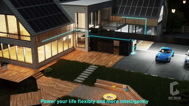 太阳能电箱一体机三维动画展示片