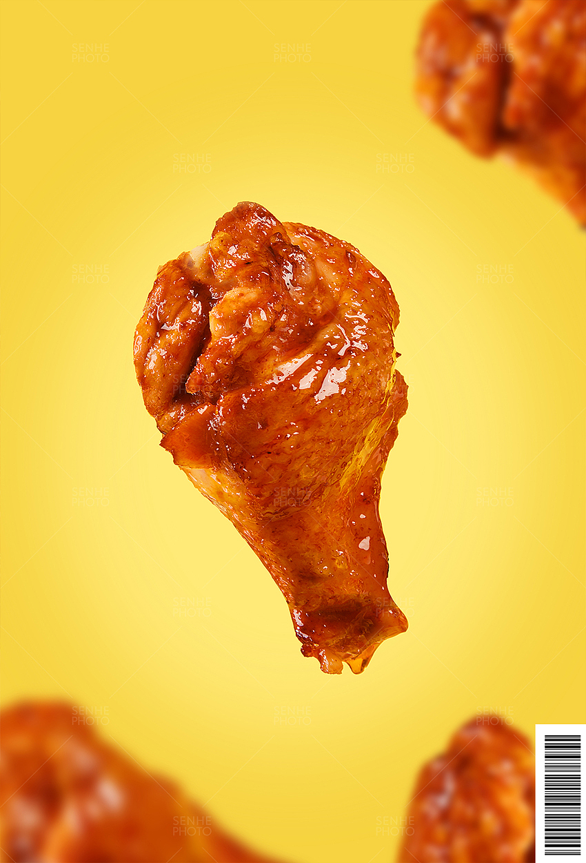 蜜汁烤鸡翅根拍摄（图ZMzE0ODU3NTUy） - 产品摄影 - 站酷设计师森和视觉摄影原创素材 - 站酷ZCOOL