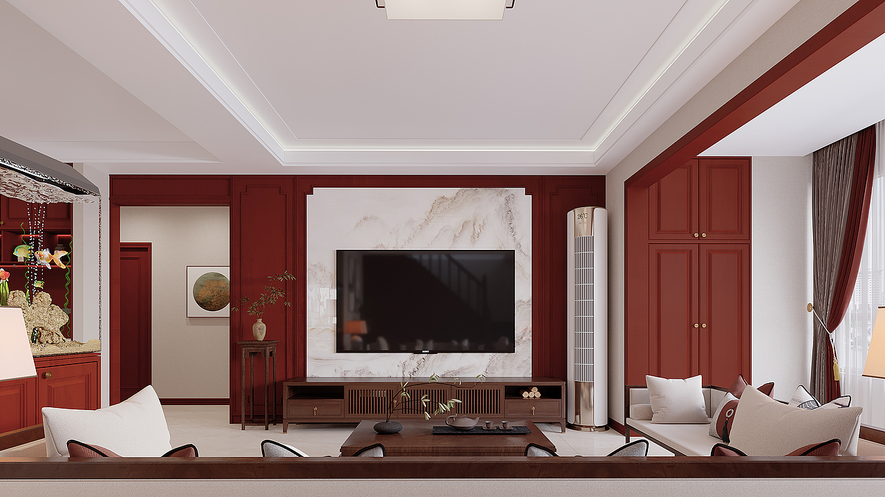 红木老中式家装设计