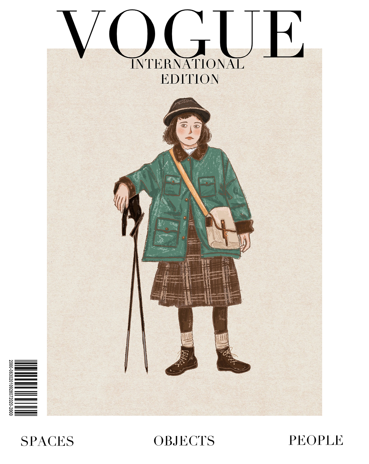 一组时装人物插画速写