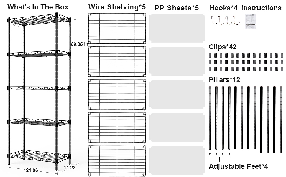 亚马逊置物架套图A+