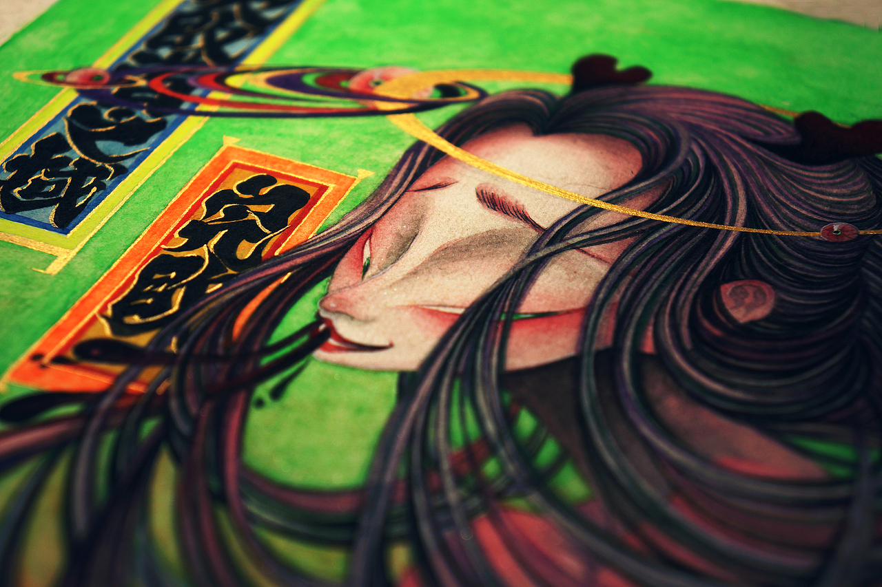 《殷犬.失败者之域》白中南颜彩——人川集(图ZMzIxMzI3OTIw) - 艺术插画 - 站酷设计师白中南原创素材 - 站酷ZCOOL