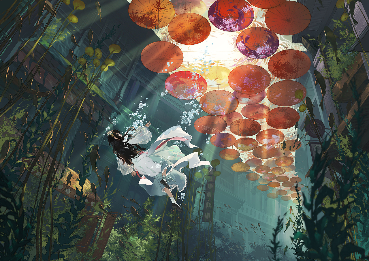 梦境 沉沦（图ZMzIzNjMxMzI4） - 商业插画 - 站酷设计师妄猫原创素材 - 站酷ZCOOL