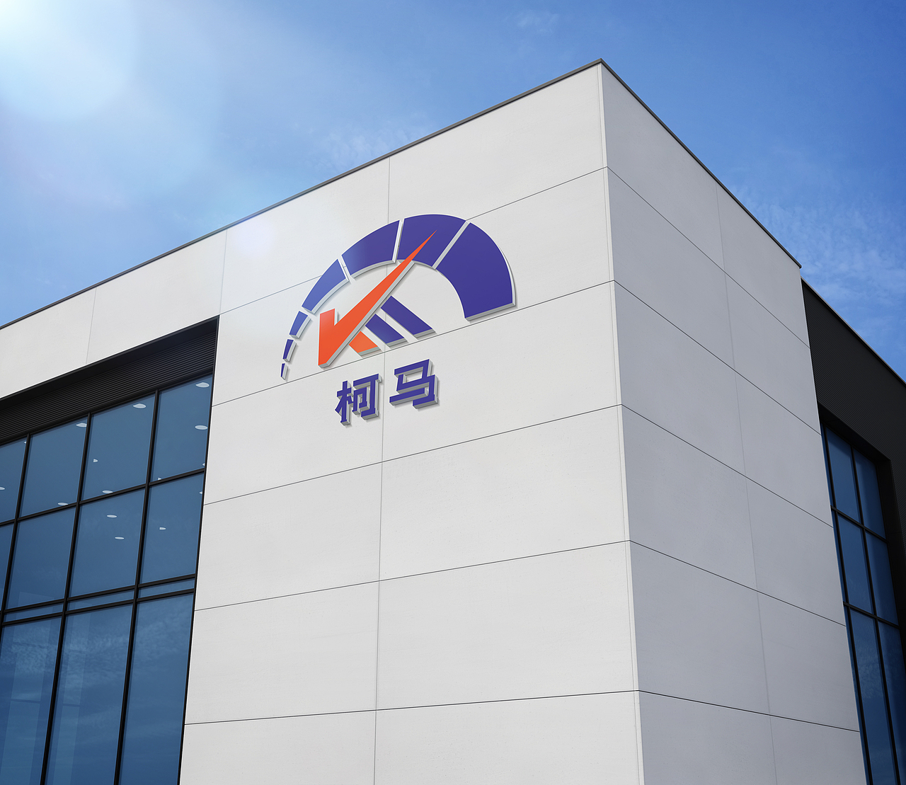 使用字母km来进行logo设计及延展_维拓设计-站酷zcool