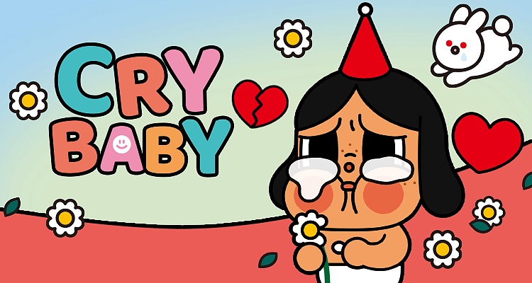 CRY BABY 动态表情（图ZMzIwNTQ0MzY0） - 网络表情 - 站酷设计师OOPARK欧欧帕克原创素材 - 站酷ZCOOL