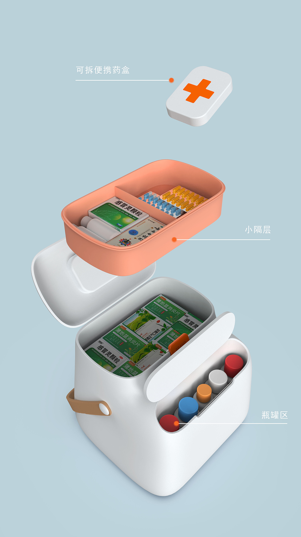 久形医疗器材×智能药箱_佛山久形工业设计-站酷zcool