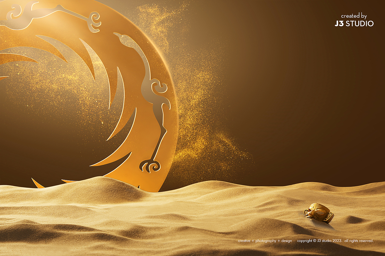 白酒拍摄 / 舍得x金沙博物馆联名酒