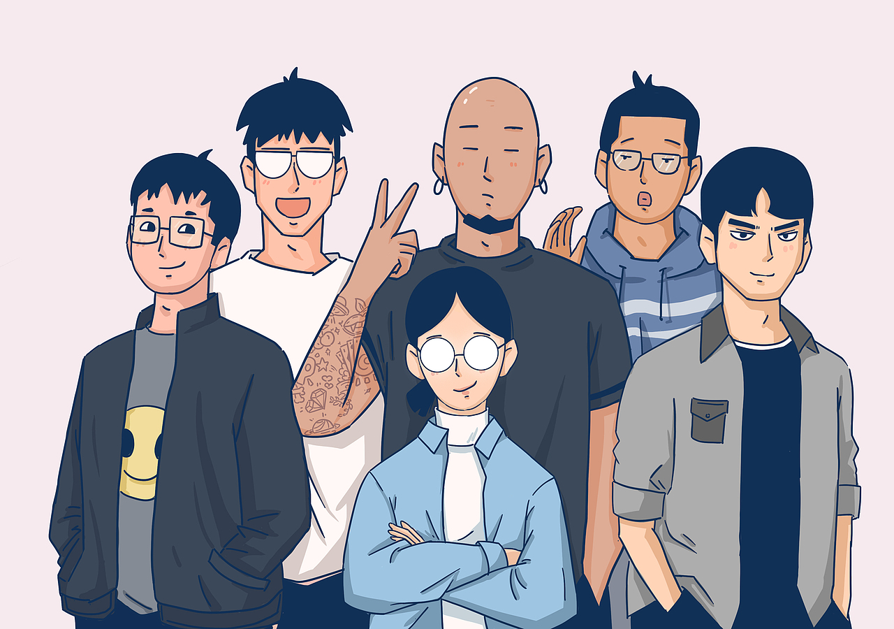画100个人 插画练习(图ZMzAyODgxNjMy) - 创作习作 - 站酷设计师是大磊啊原创素材 - 站酷ZCOOL