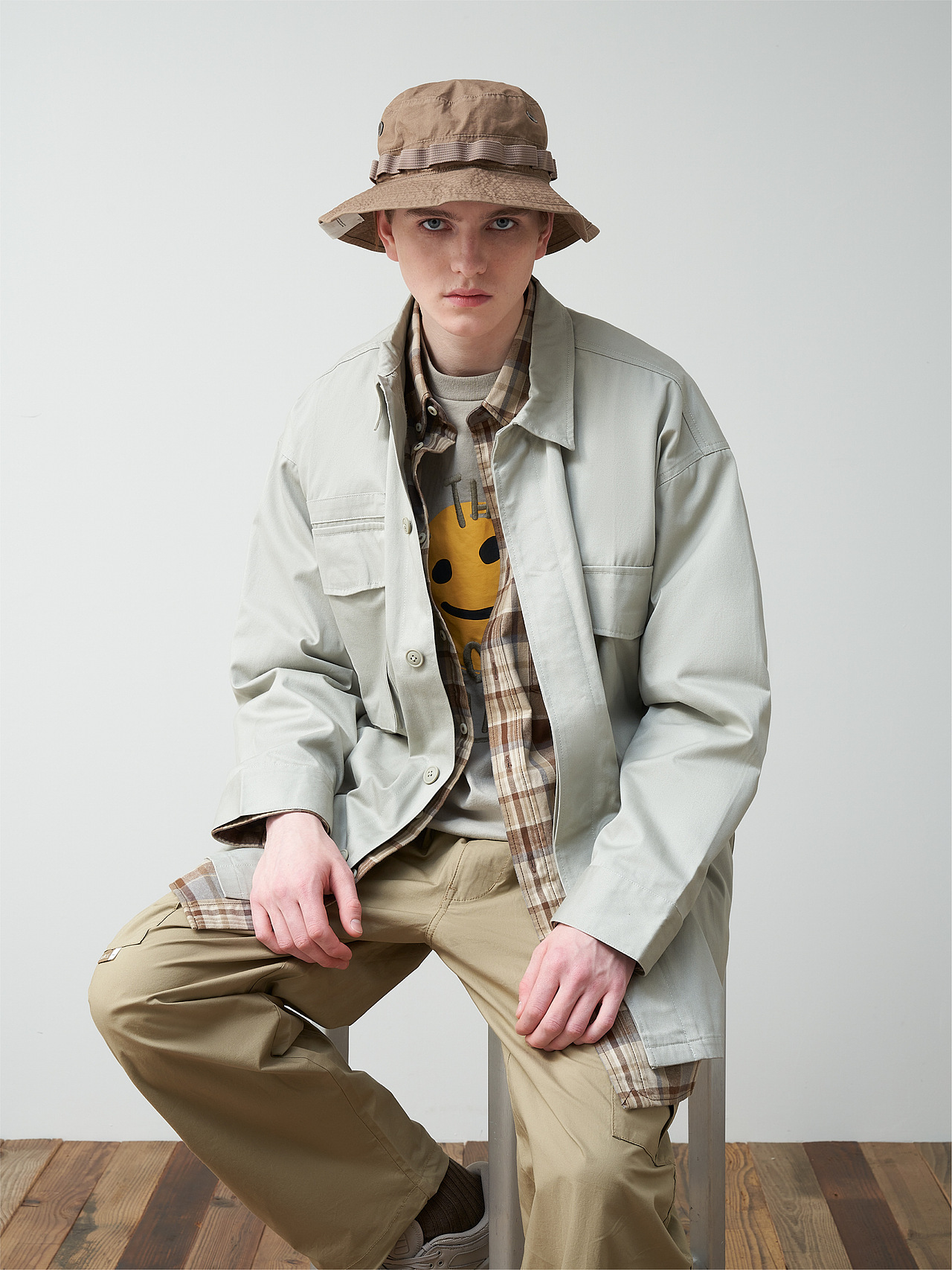 日系潮牌拍摄模特 国潮拍摄外模 秋冬男装拍摄衬衣外套（图ZMzQ3ODYwMTI4） - 人像摄影 - 站酷设计师优思模特Melo原创素材 - 站酷ZCOOL