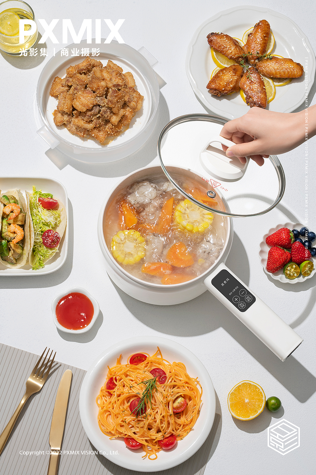 锅具摄影丨利仁 一人食小白锅 x 光影集 PXMIX(图ZMzA5MzQ5MTg4) - 产品摄影 - 站酷设计师光影集原创素材 - 站酷ZCOOL