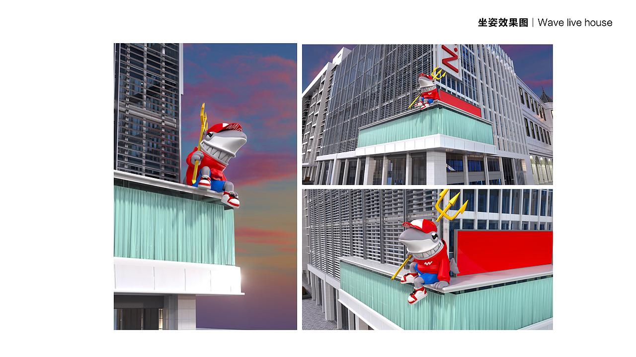 Wave × 樱桃酱｜潮流原创IP·游弋在夜之海的Wave鲨（图ZMzY2MzIwNzQ4） - IP形象 - 站酷设计师樱桃酱品牌设计原创素材 - 站酷ZCOOL