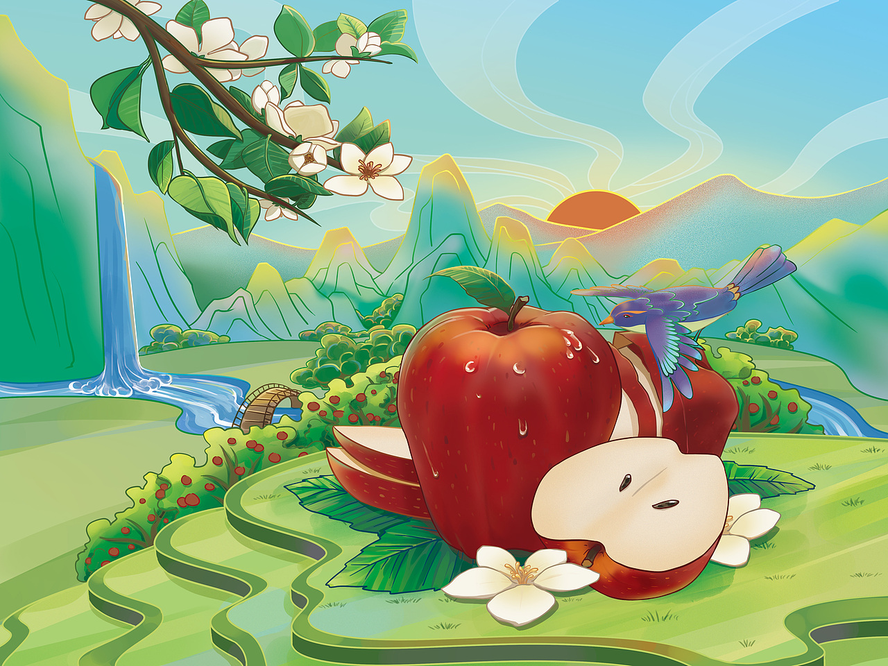 插画、包装作品集