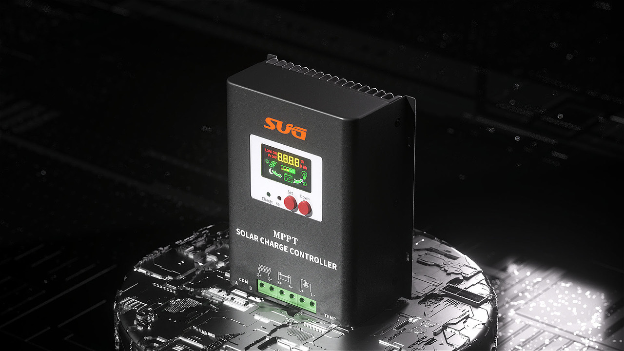 MPPT太阳能控制器三维CG动画宣传片MPPT Solar Charge