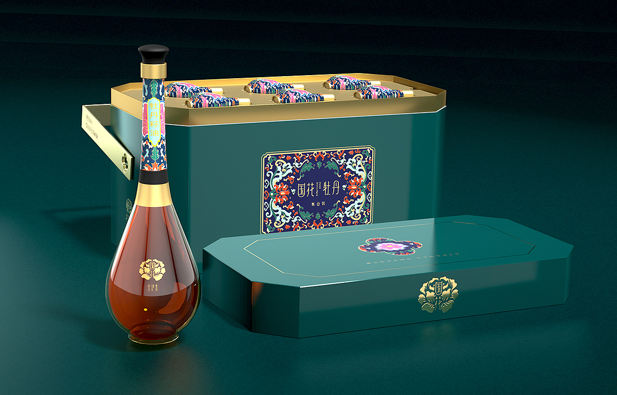 DODE CASE | 国花牡丹花蕊茶&牡丹籽油包装设计