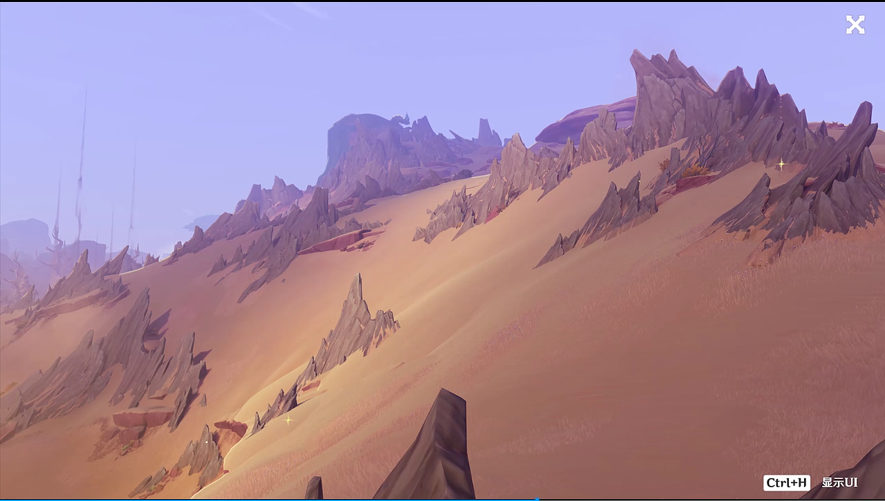 原神 -【须弥】- 千壑沙地 - 关卡美术