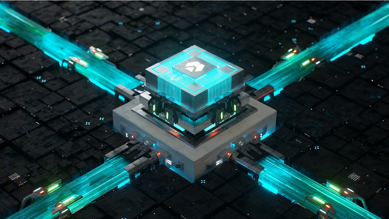 奥诺算力 - 科技芯片3D概念动画设计