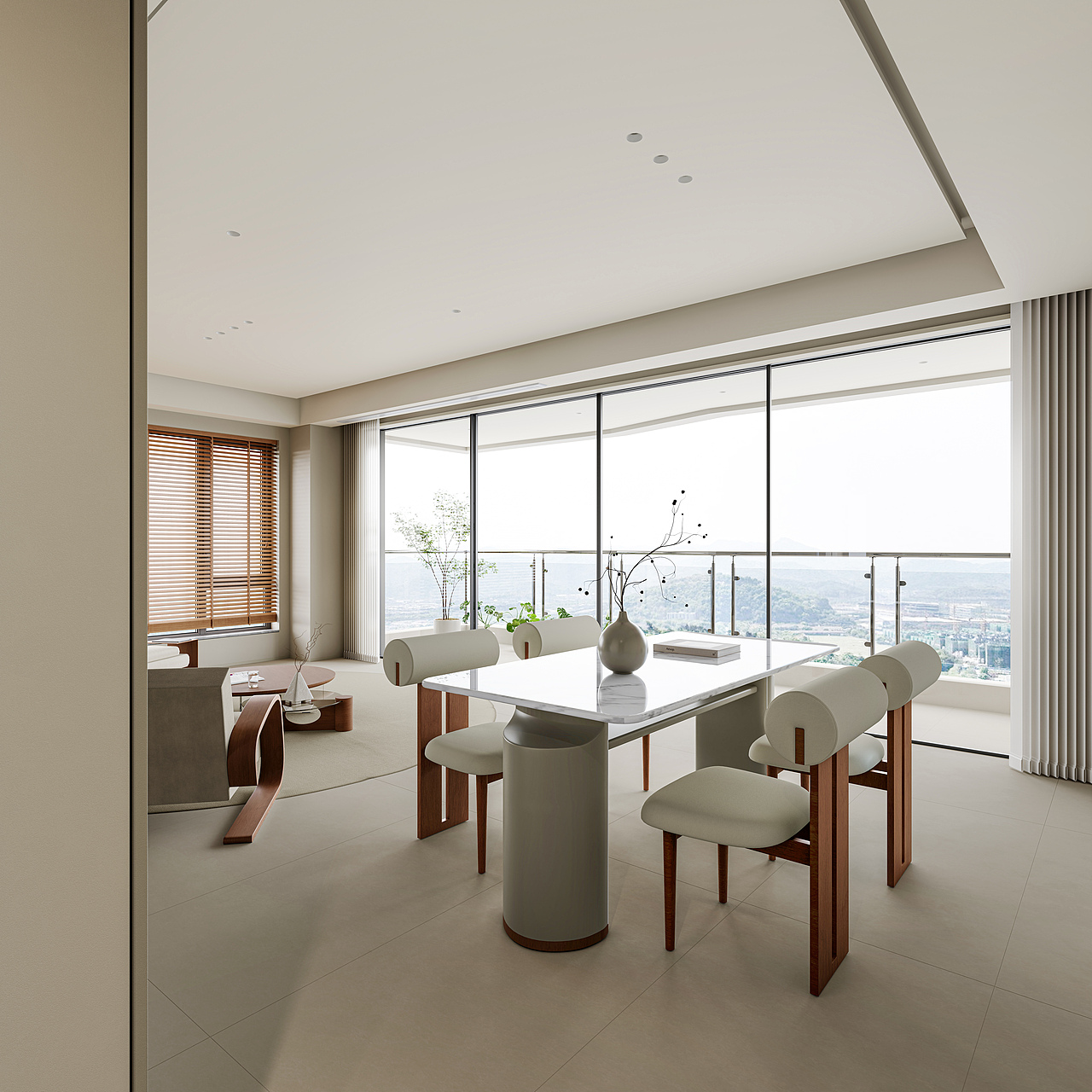 近期渲染 现代平层