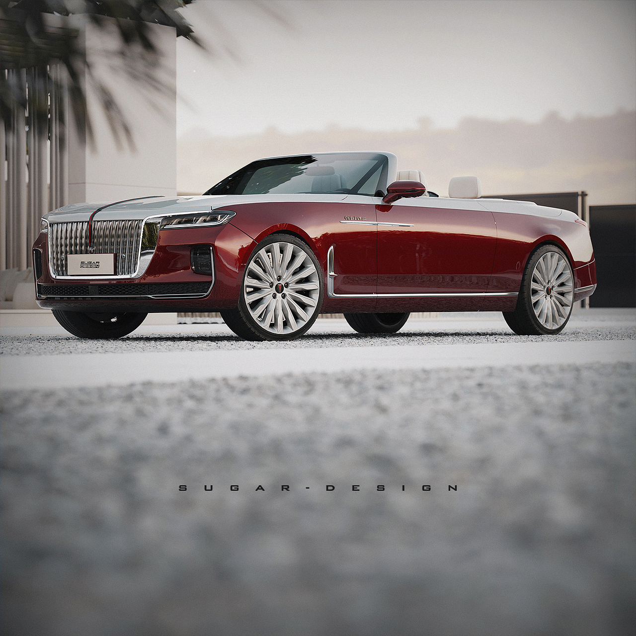 红旗h9 rostrum 敞篷车新车预览