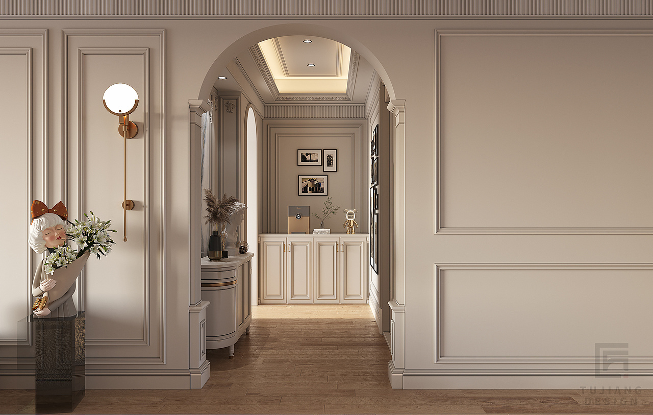 法式轻奢别墅设计,季节更替,新的故事在这里悄然生长