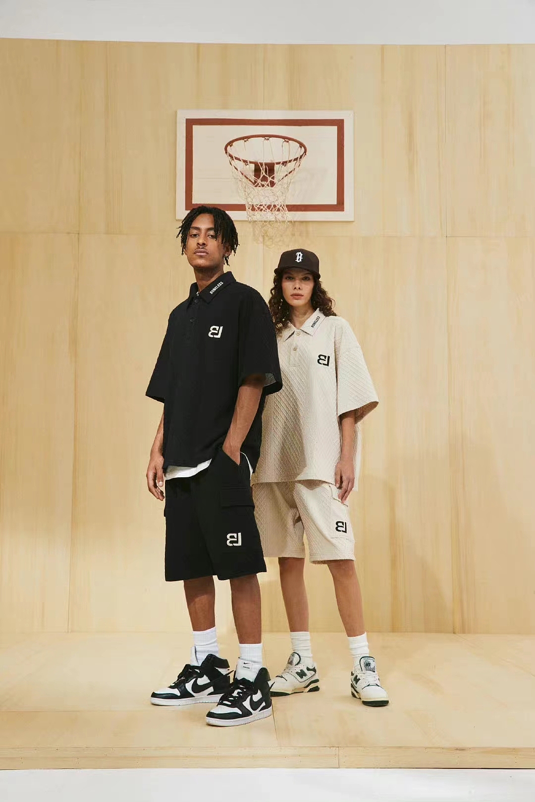 boneless篮球系列模特妆发造型 676767