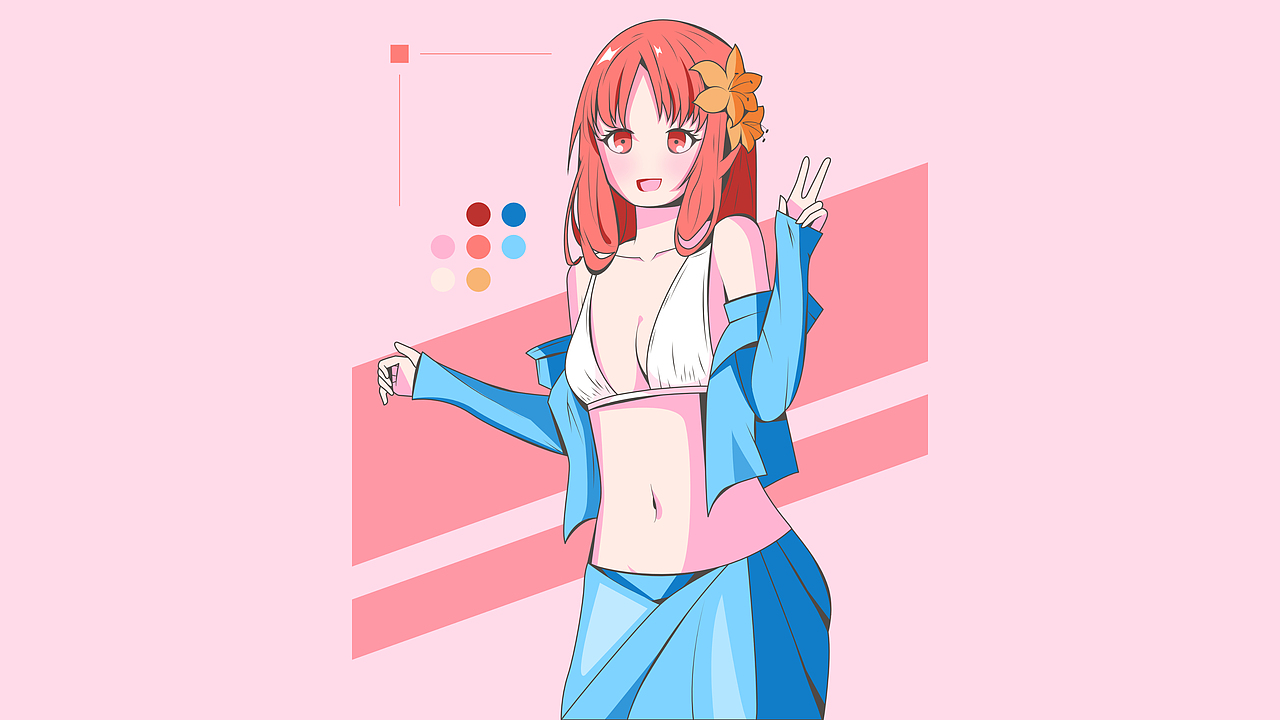 Affinity designer 【上色】天气很好