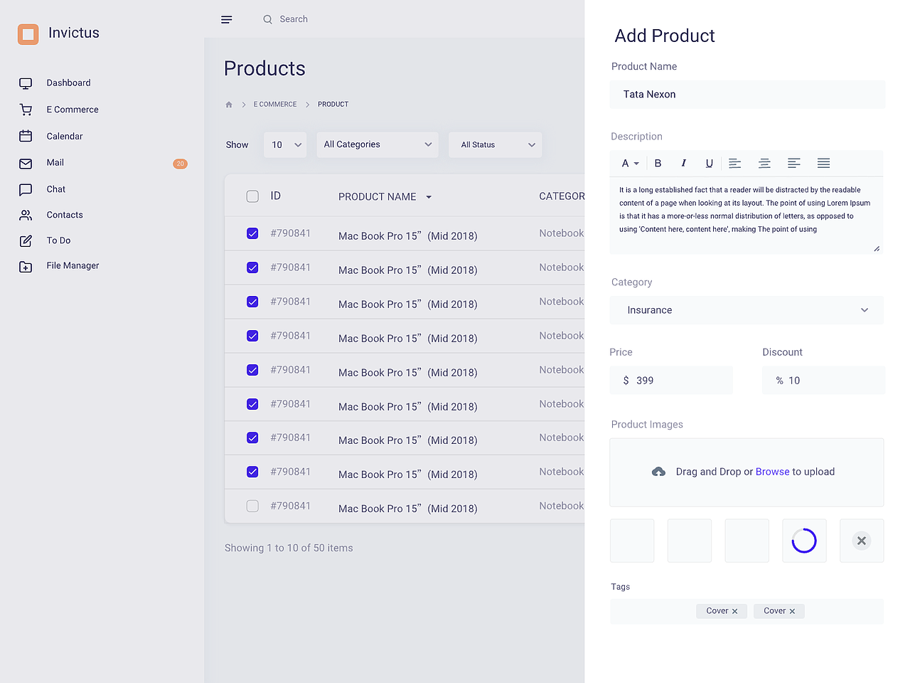 一套商城后台管理界面 含订单/商品/客服/ 工作计划等