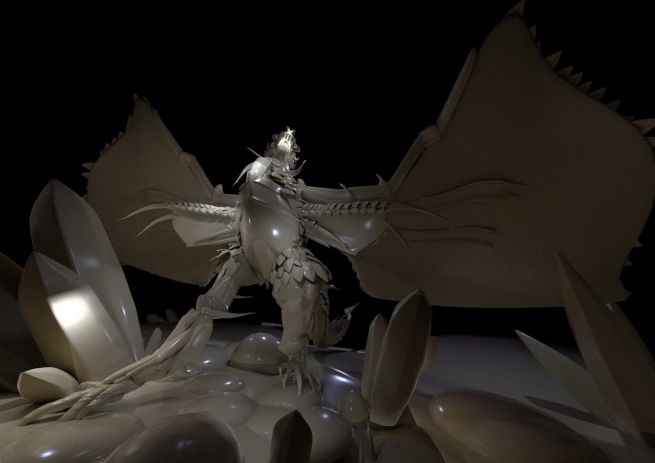 底下（感觉到自己的渺小了）