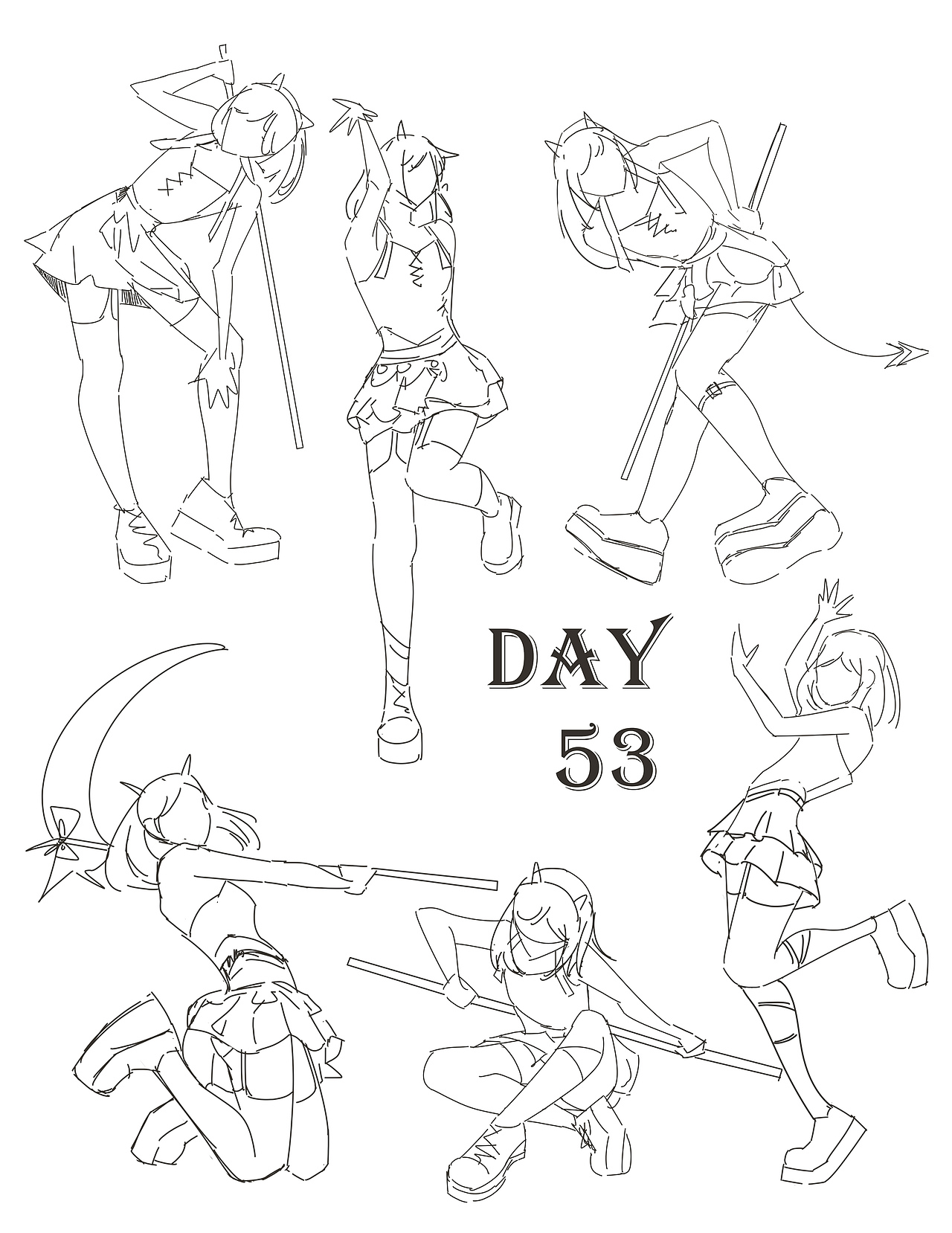 #速寫60天挑戰(zhàn)賽# day 53@速寫班長（圖ZMjk4NDAyOTcy） - 創(chuàng)作習作 - 站酷設計師千鶴莉莉卡原創(chuàng)素材 - 站酷ZCOOL