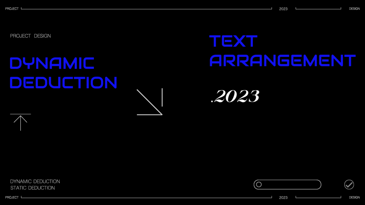 2023 文字编排&动态演绎