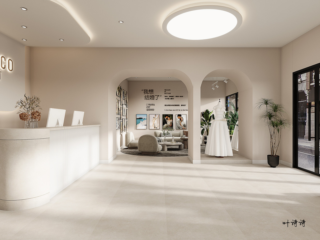 婚纱店设计|完美诠释爱与浪漫