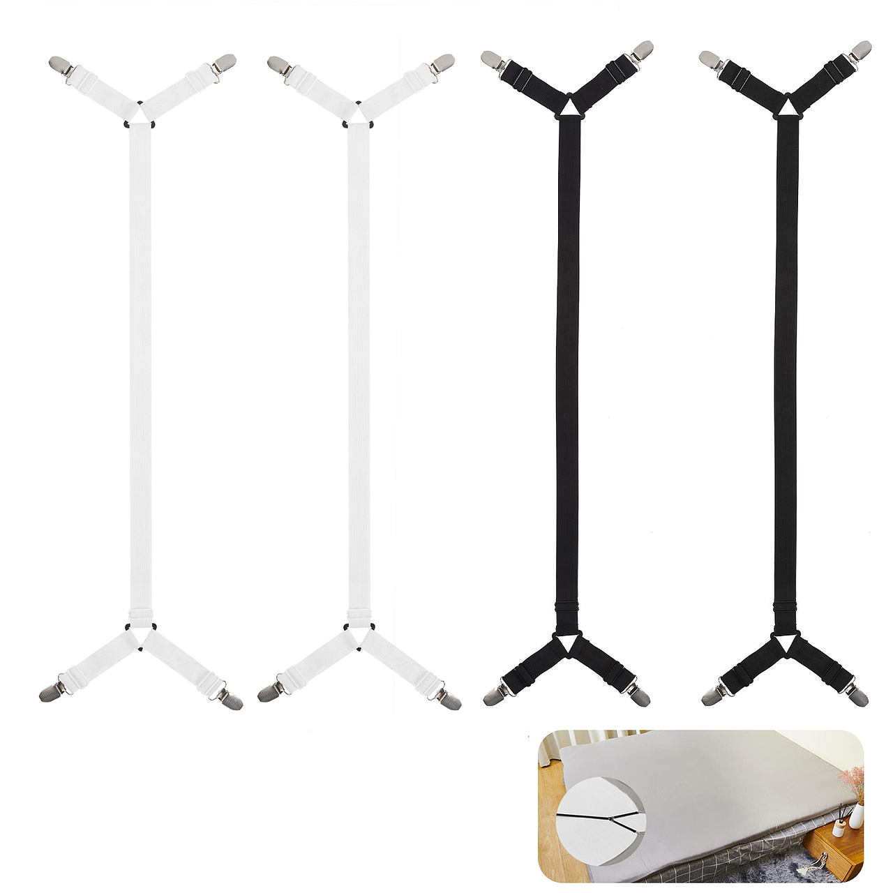 床单固定带亚马逊拍摄_主图设计_A+页面设计_视频制作