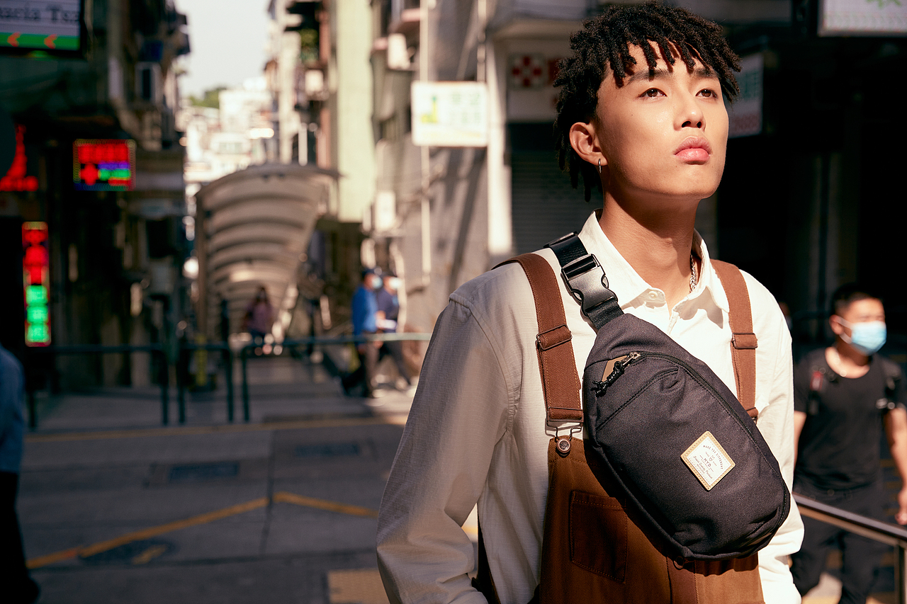 旅行箱户外，箱包拍摄